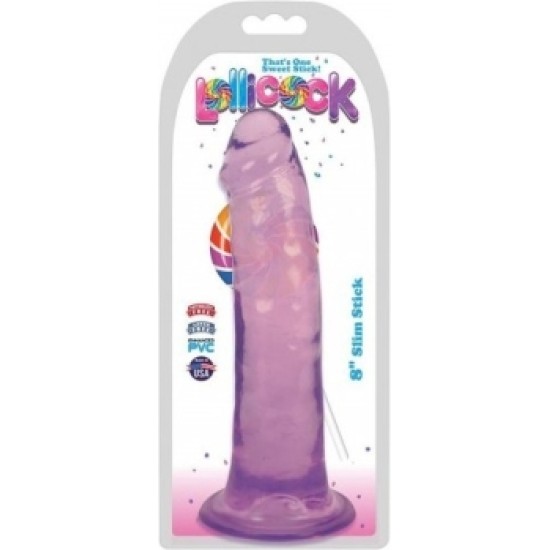 Xr - Lollicock DILDO SLIM STICK GRAPE 2032 CM"