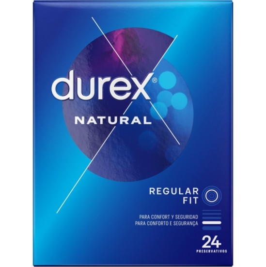 Durex NATURAL CLASSIC PREZERVATĪVI 24 VIENĪBAS