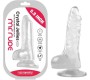 Vscnovelty REĀLISTAS PENIS KRISTĀLA ŽELEJAS CLEAR 13,5 CM