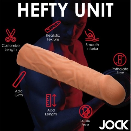 Xr - Jock PENIS ENLARGEMENT COVER 7'60 CM BROWN