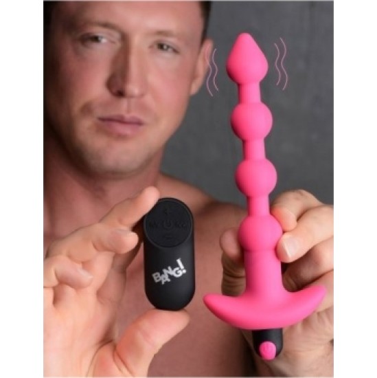 Xr - Bang! USB VIBRATING ANAL STRIP WITH PINK CONTROL