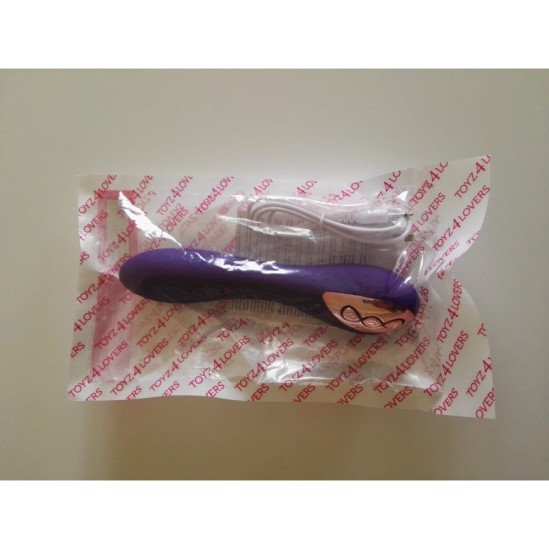 Toyz4Lovers PURPLE RECHARGEABLE G-SPOT WHALE SILICONE VIBRATOR