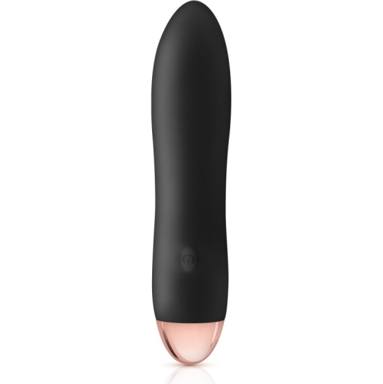 My First BLACK MINI UZLĀDĒJAMS SILIKONA VIBRATORS PINGA