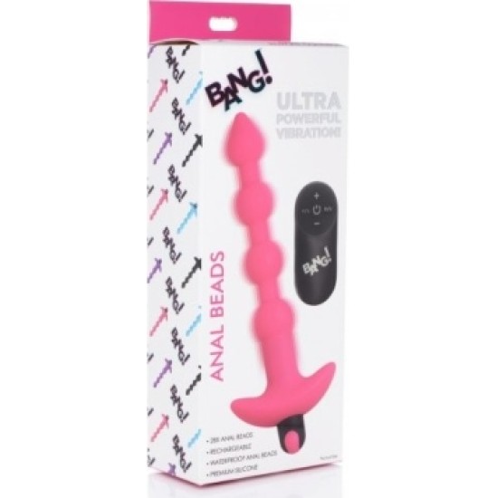 Xr - Bang! USB VIBRATING ANAL STRIP WITH PINK CONTROL