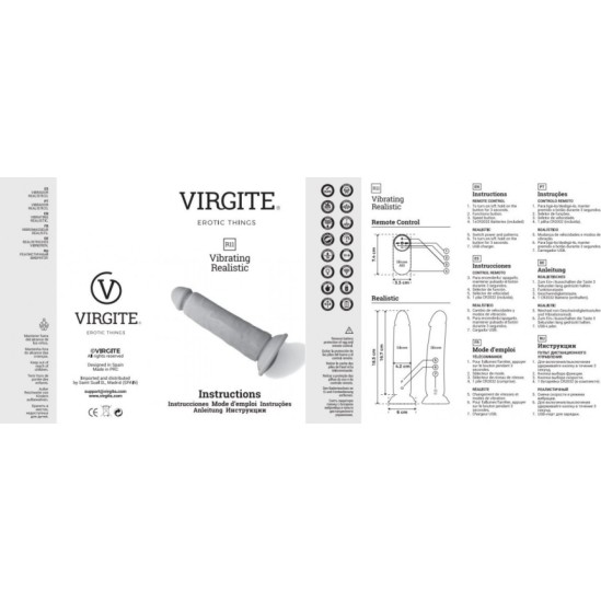 Virgite - Realistics REALIŠKAS VIBRATORIAUS R11