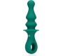 Loveline PAWN STRIATED GREEN SILICONE ANAL VIBRATOR