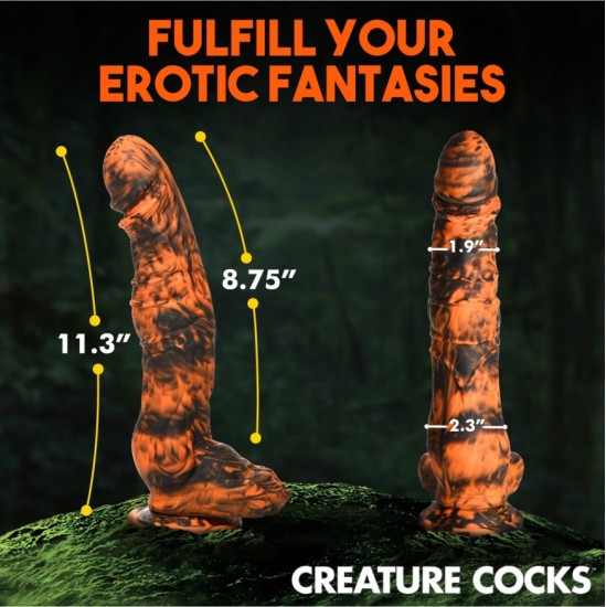 Xr - Creature Cocks SABERTOOTH SILIKONA DILDO