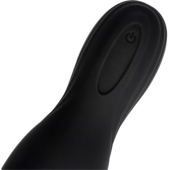 Loveline MASTURBADOR PENE VIBRADOR C/ PUNTOS USB NEGRO