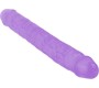 Vscnovelty REĀLISTS PENIS KRISTĀLA ŽELEJIJAS PURPURA 30,5 CM