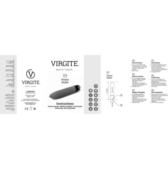 Virgite - Vibes VIBRĒJOŠĀ LODE V3 ZILĀ