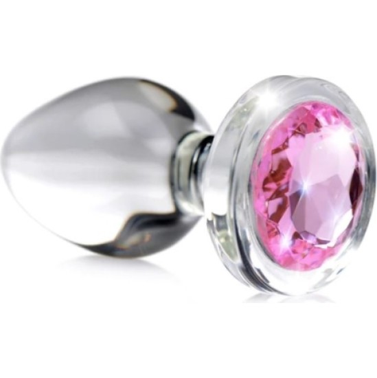 Xr - Booty Sparks CRYSTAL PLUG WITH PINK STONE S