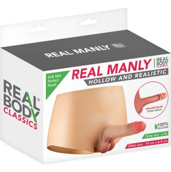 Real Body PANTS WITH REALISTIC HOLLOW PENIS SIZE L/XL
