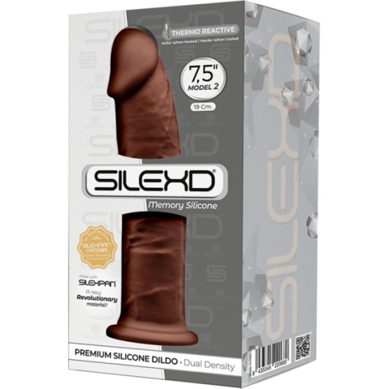 Silexd SILIKONA DILDO MODELIS 2 7'5 BRŪNA