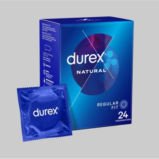 Durex NATURAL CLASSIC PREZERVATĪVI 24 VIENĪBAS