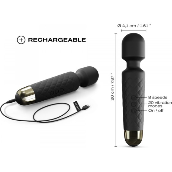 Dorcel WANDERFUL USB MASSAGER BLACK