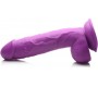 Xr - Pop Peckers REĀLISTS DILDO AR sēkliniekiem 21 CM PURPURA