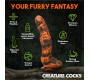 Xr - Creature Cocks SABERTOOTH SILIKONA DILDO