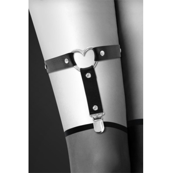 Bijoux Pour Toi BLACK HEART GARTER