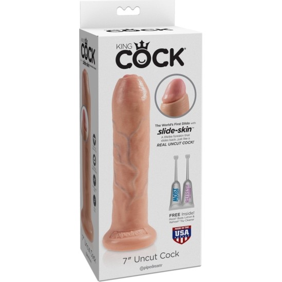 Pipedream - King Cock KING COCK LÕIKETAMATA REALISTILINE PENIS 7 (18 CM)