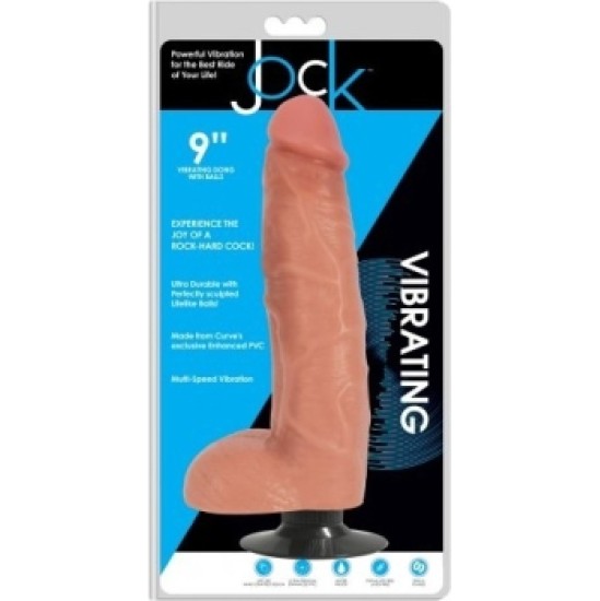 Xr - Jock VIBRATOR PENIS WITH FLESH TESTICLES 2286 CM