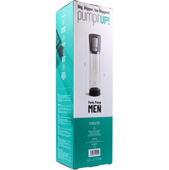 Virgite - Pump It GRAY USB AUTOMATIC PENIS PUMP