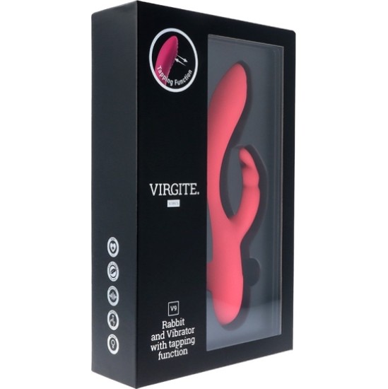 Virgite - Vibes V9 ROZĀ ATKĀRTOTI UZLĀDĒJAMS VIBRATORS