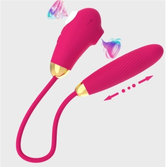 Vscnovelty VIBE KLITORIĀLAIS VIBRATORS AR ROZĀ OLU