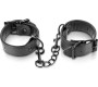 Fetish Tentation ADJUSTABLE BLACK HANDCUFFS WITH BUCKLE