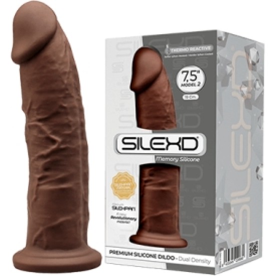 Silexd SILIKONA DILDO MODELIS 2 7'5 BRŪNA