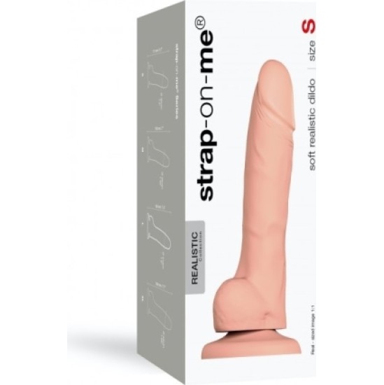 Strap-On-Me PEHME SILIKOON REALISTILINE PENIS VANILLA S