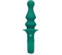 Loveline PAWN STRIATED GREEN SILICONE ANAL VIBRATOR