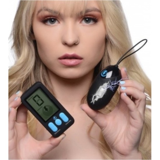 Xr - Zeus Electrosex VIBRATOR EGG JA E-STIM USB W/ BLACK CONTROL