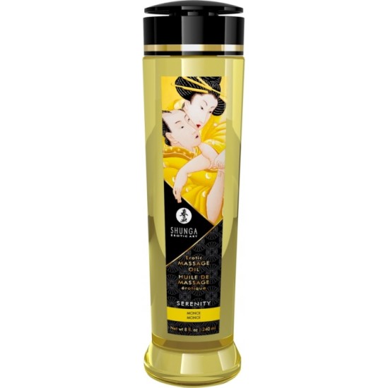 Shunga SERENITY MONOI MASĀŽAS EĻĻA 240 ML