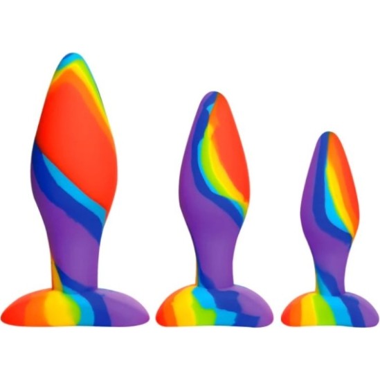 Xr - Simply Sweet RAINBOW SILICONE PLUG SET