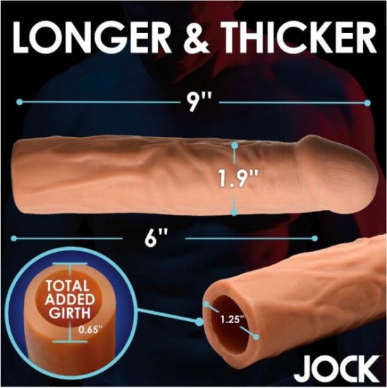 Xr - Jock PENIS ENLARGEMENT COVER 7'60 CM BROWN