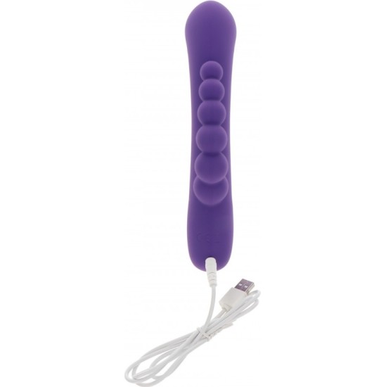 Toy Joy SILIKONA USB Trīškārtīgs Vibrators