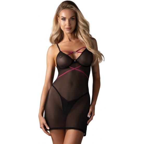 Obsessive NOVENES CHEMISE & THONG XS/S