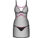 Obsessive NOVENES CHEMISE & THONG XS/S