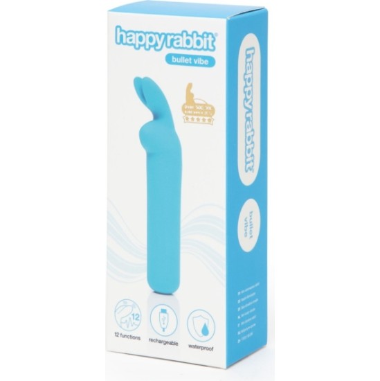 Happy Rabbit RECHARGEABLE BULLET BLUE