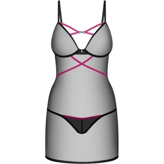 Obsessive NOVENES CHEMISE & THONG XS/S