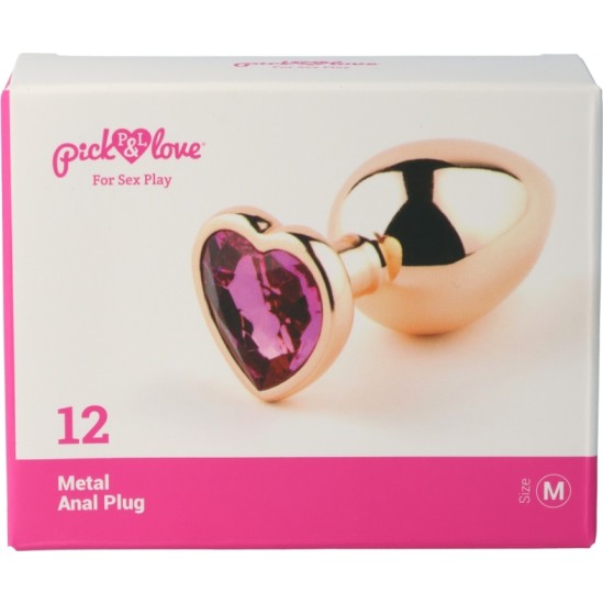 Pick&Love Nº 12 METAL ANAL PLUG SIZE M