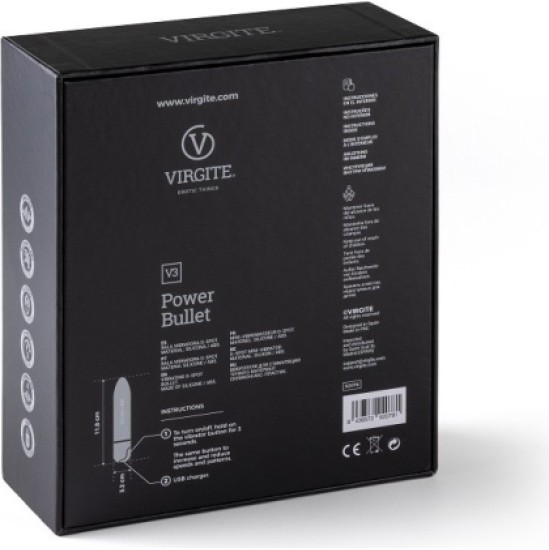 Virgite - Vibes VIBRACIJA BULLET V3 MĖLYNA