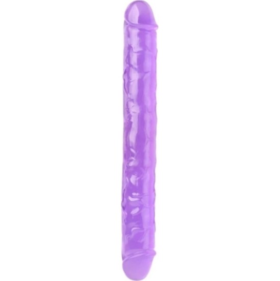 Vscnovelty REĀLISTS PENIS KRISTĀLA ŽELEJIJAS PURPURA 30,5 CM