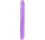 Vscnovelty REALISTIC PENIS CRYSTAL JELLIES PURPLE 30.5 CM