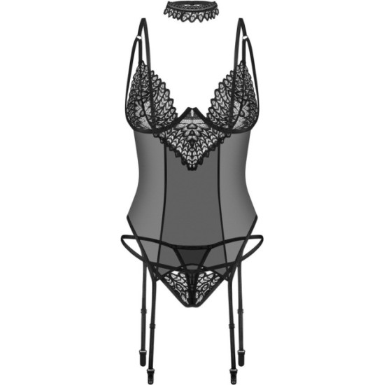 Obsessive DONARELLOS KORSETAS & THONG M/L