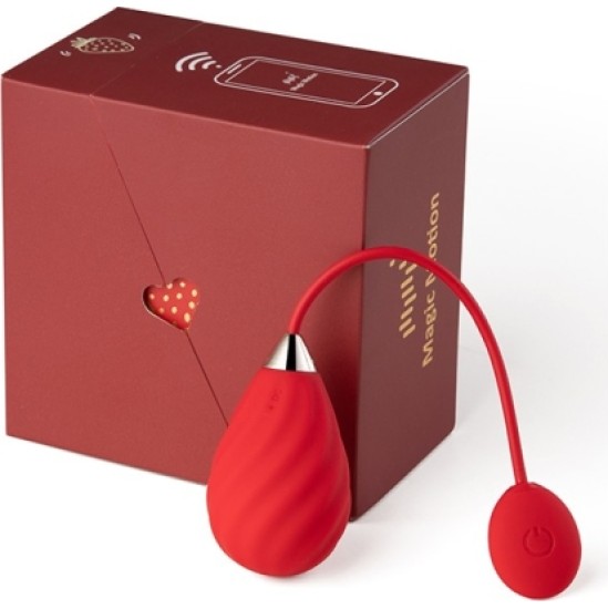 Magic Motion LIETOTNE VIBRATOR EGG MAGIC SUNDAE RED