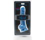 Get Real By Toyjoy DUĀLĀ BLĪVUMA PENIS AR sēkliniekiem UN ZILU SŪCEKUSI 18 CM