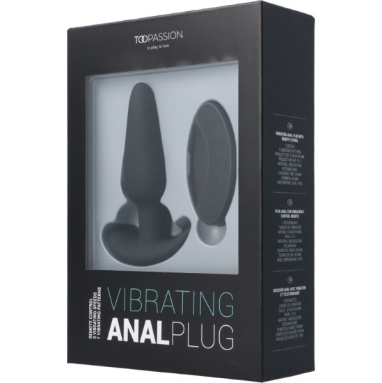 Pick&Love VIBRATING ANAL PLUG By TOOPASSION