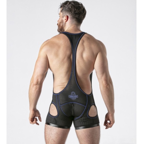 Locker Gear SINGLET BLUE — 36 S