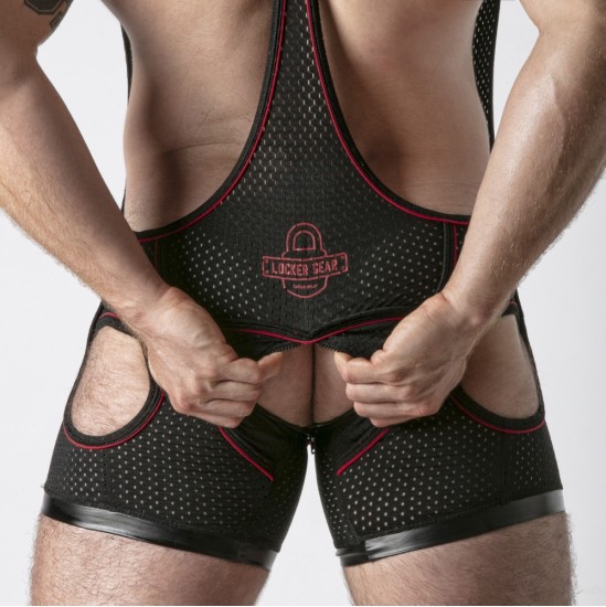 Locker Gear SINGLET RED - 42 XL